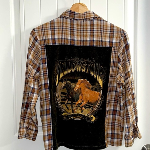 Other - Flannel Girls Size L Tops, Shirts & T-Shirts for Girls